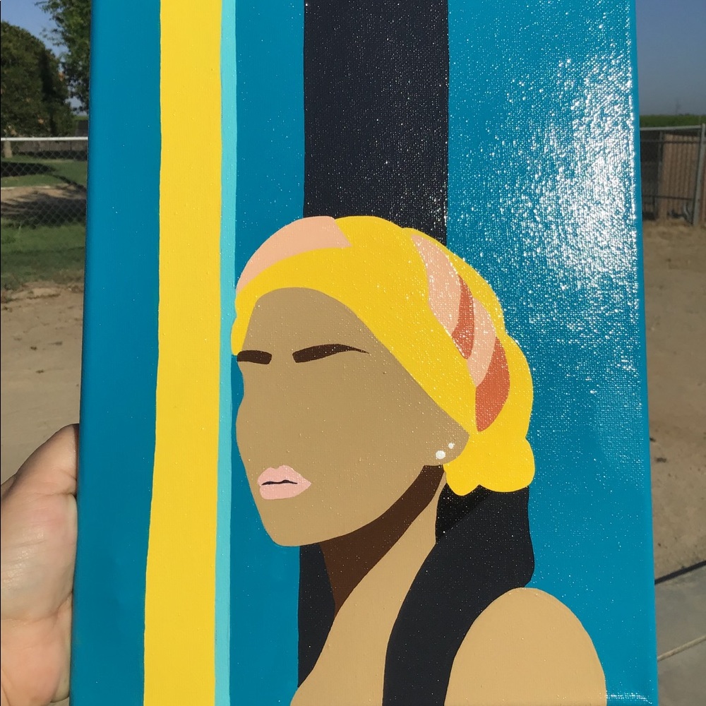 Jhené Aiko painting
